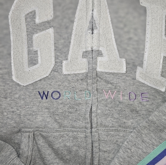 GAP hooded sweater XXL/14-16 with sherpa lining - Picture 2 of 7